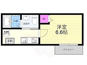 京都府京都市中京区西ノ京馬代町（賃貸マンション1K・1階・21.87㎡） その2