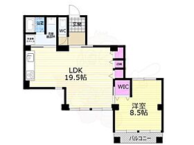 京都府京都市上京区一条通七本松西入東町（賃貸マンション1LDK・6階・63.39㎡） その2