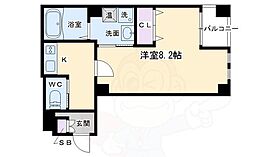 京都府京都市右京区西院春日町（賃貸マンション1K・2階・28.26㎡） その2