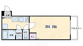 フラッティワレア 106 ｜ 京都府京都市左京区田中南西浦町（賃貸マンション1K・1階・23.66㎡） その2