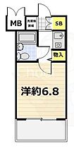 京都府京都市東山区東大路松原上る４丁目毘沙門町（賃貸マンション1K・4階・21.00㎡） その2