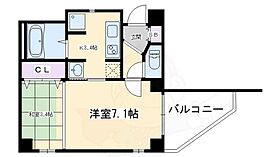 京都府京都市北区小山西上総町（賃貸マンション2K・3階・31.48㎡） その2