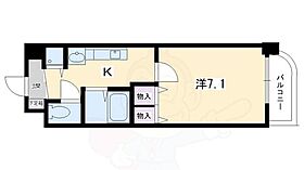 クラウンハイム京都北大路  ｜ 京都府京都市北区紫野西御所田町（賃貸マンション1K・7階・25.42㎡） その2