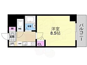 京都府京都市上京区大宮通一条上る西入栄町（賃貸マンション1K・3階・24.15㎡） その2