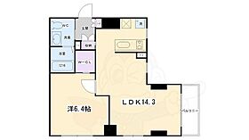 京都府京都市東山区三条通白川橋東入５丁目東町223番（賃貸マンション1LDK・1階・43.20㎡） その2