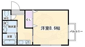 京ＯＨＢＵＩＩＩ 101 ｜ 京都府京都市左京区田中東春菜町（賃貸マンション1K・1階・26.46㎡） その2