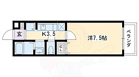 京都府京都市北区衣笠馬場町（賃貸アパート1K・2階・25.28㎡） その2