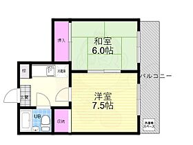 アケタハイツ  ｜ 京都府京都市上京区出水通千本東入東神明町（賃貸マンション2K・3階・29.43㎡） その2