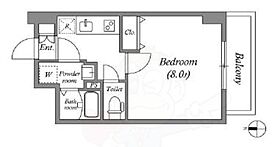 アドバンス京都アクィラ 202 ｜ 京都府京都市上京区下立売通大宮西入浮田町（賃貸マンション1K・2階・25.81㎡） その2