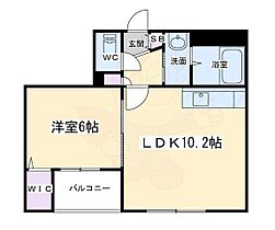 京都府京都市右京区太秦荒木町（賃貸マンション1LDK・4階・37.57㎡） その2