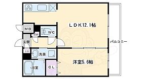 京都府京都市右京区山ノ内苗町（賃貸マンション1LDK・3階・41.04㎡） その2