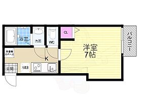 京都府京都市北区紫野十二坊町（賃貸マンション1K・2階・20.57㎡） その2