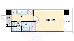 京都市営烏丸線 四条駅 徒歩6分 7階/-