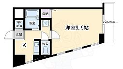 エル・カーサー 1Kの間取図画像