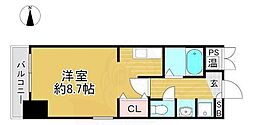 コンシェルジュ京都駅前 1Kの間取図画像