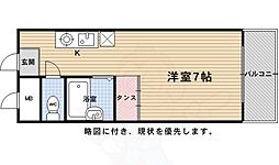ジュネス丸池 1Kの間取図画像