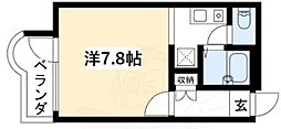 ハウスパティオ 1Kの間取図画像