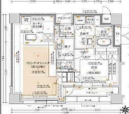 パラドール京都二条城 1LDKの間取図画像