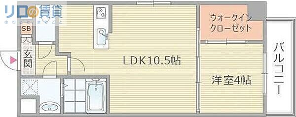 大阪府大阪市淀川区東三国2丁目(賃貸マンション1LDK・3階・37.41㎡)の写真 その2