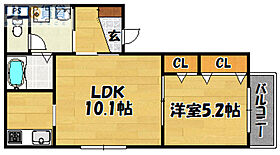 大阪府大阪市東淀川区菅原1丁目（賃貸アパート1LDK・1階・36.56㎡） その2