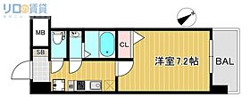 大阪府大阪市東淀川区瑞光1丁目（賃貸マンション1K・9階・23.86㎡） その2