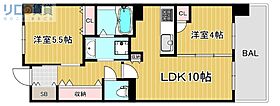 大阪府大阪市東淀川区下新庄3丁目（賃貸マンション2LDK・9階・47.88㎡） その2