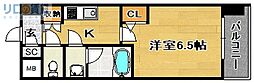 コンフォリア・リヴ淡路 1Kの間取図画像