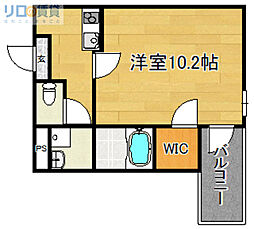 フジパレス瑞光駅東 1Kの間取図画像