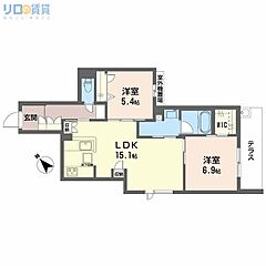 物件の間取り