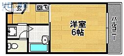 ハイツシグマ2 1Kの間取図画像