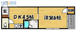 ボアミリッチ1 1DKの間取図画像