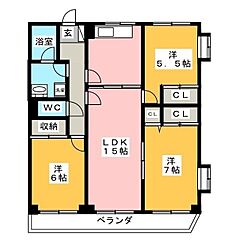 物件の間取り