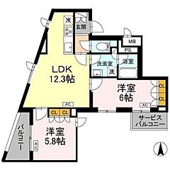 物件の間取り