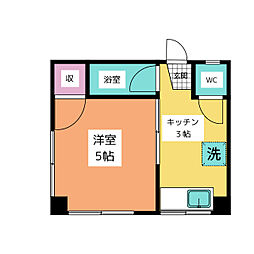 NTKビル95 1Kの間取図画像
