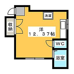 ハイツ徳丸 ワンルームの間取図画像