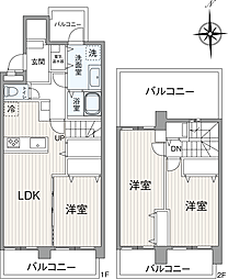 間取図画像 3LDK