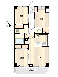 間取図画像 3LDK