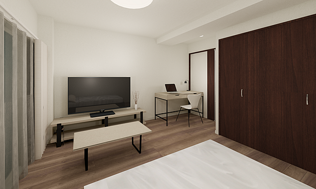 リビング/ダイニング サードリハイツ本館 11階/-