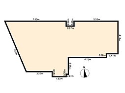 芝コトブキビル ワンルームの間取図画像