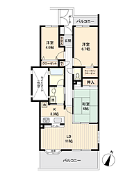 間取図画像 3LDK