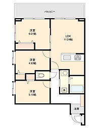 間取図画像 3LDK