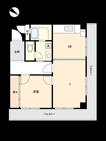間取り ＡＳハイライン 6階/-