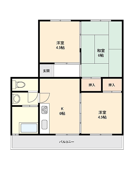 間取りを拡大表示