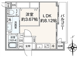 間取図画像 1LDK