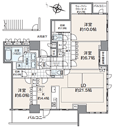 間取図画像 3LDK