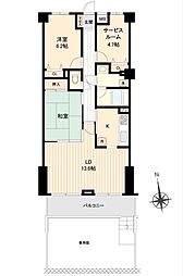 間取図画像 2SLDK