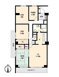 間取図画像 3SLDK