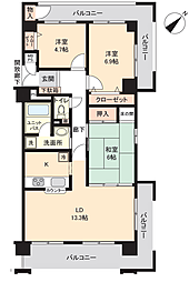 間取図画像 3LDK