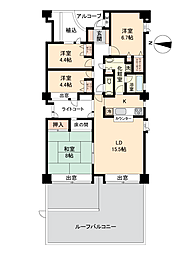 ダイアパレス星川 3LDKの間取図画像