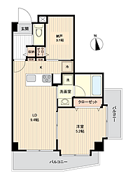 間取図画像 1SLDK